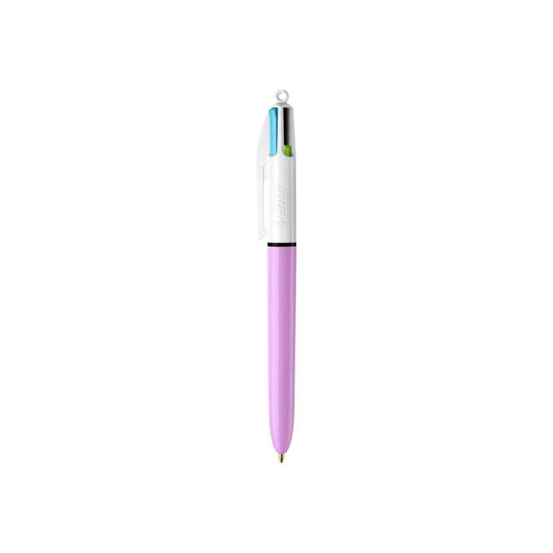 Stylo BIC 4 Couleurs Fashion, corps violet clair