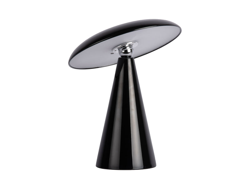 Lampe LED rechargeable Phoebe noire, Leitmotiv