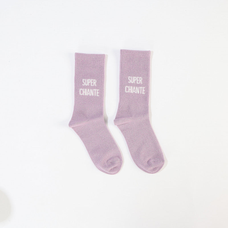 Chaussettes Super Chiante lilas, Felizz 36-42