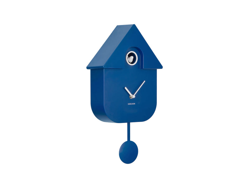 Horloge Modern Cuckoo bleu cobalt, Karlsson
