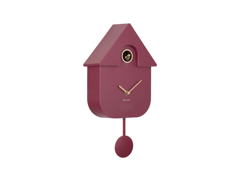 Horloge Modern Cuckoo Oro mauve foncé - Karlsson
