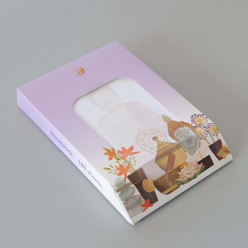 Bloc-notes Bouddha et fleurs - ACTE TRE