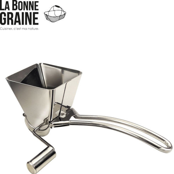 Moulinette à fines herbes en inox La Bonne Graine