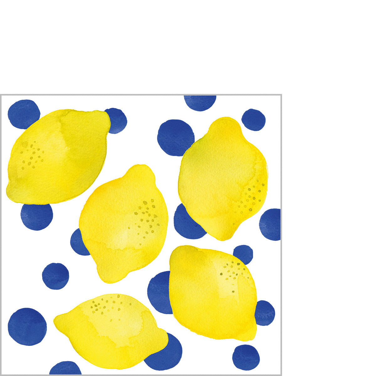 20 serviettes Lemon & Dots 25 cm - PPD