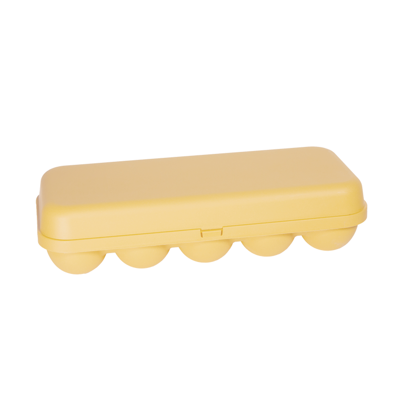 Boîte à 10 œufs jaune en coquilles d’œufs