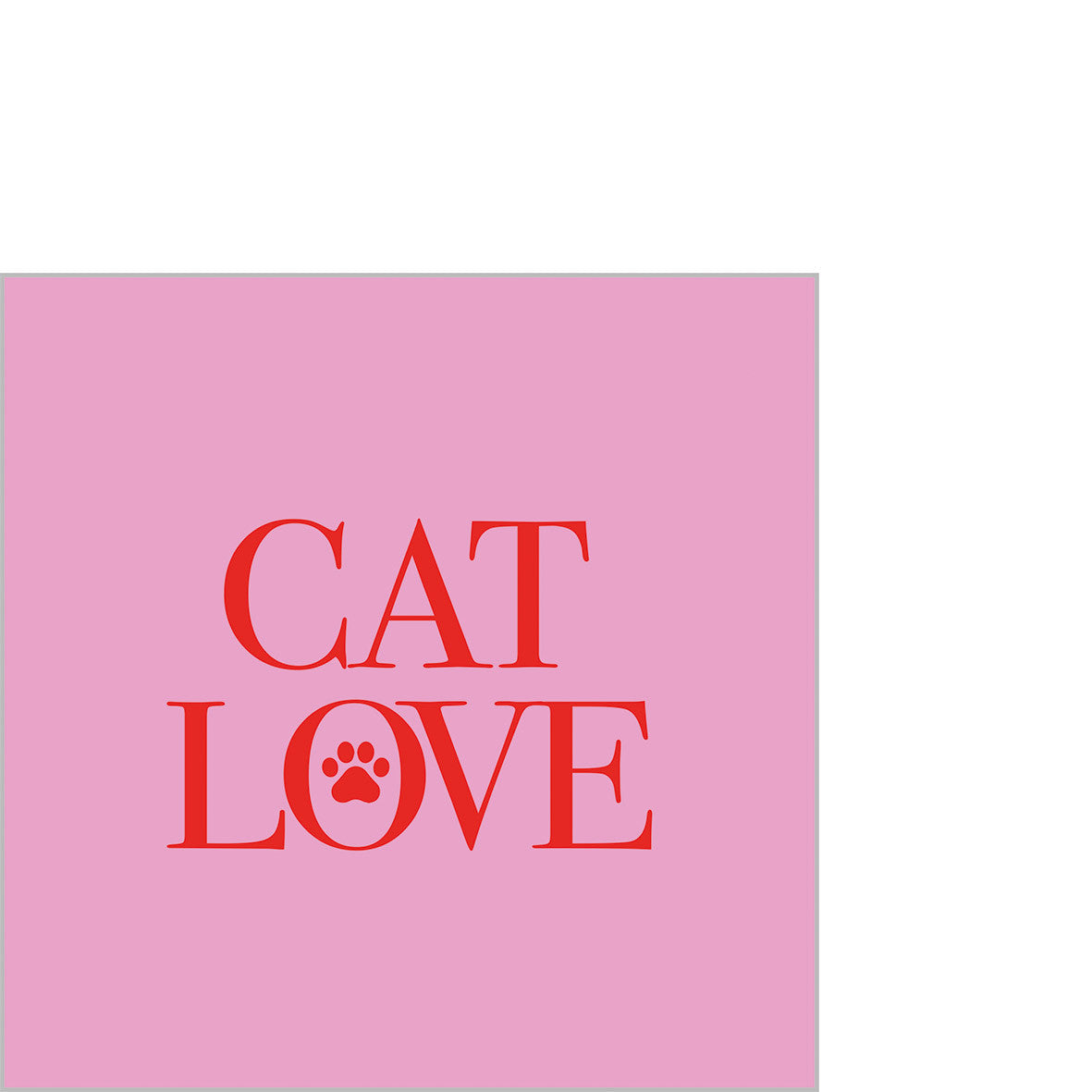 20 serviettes CatLove 25 cm - PPD
