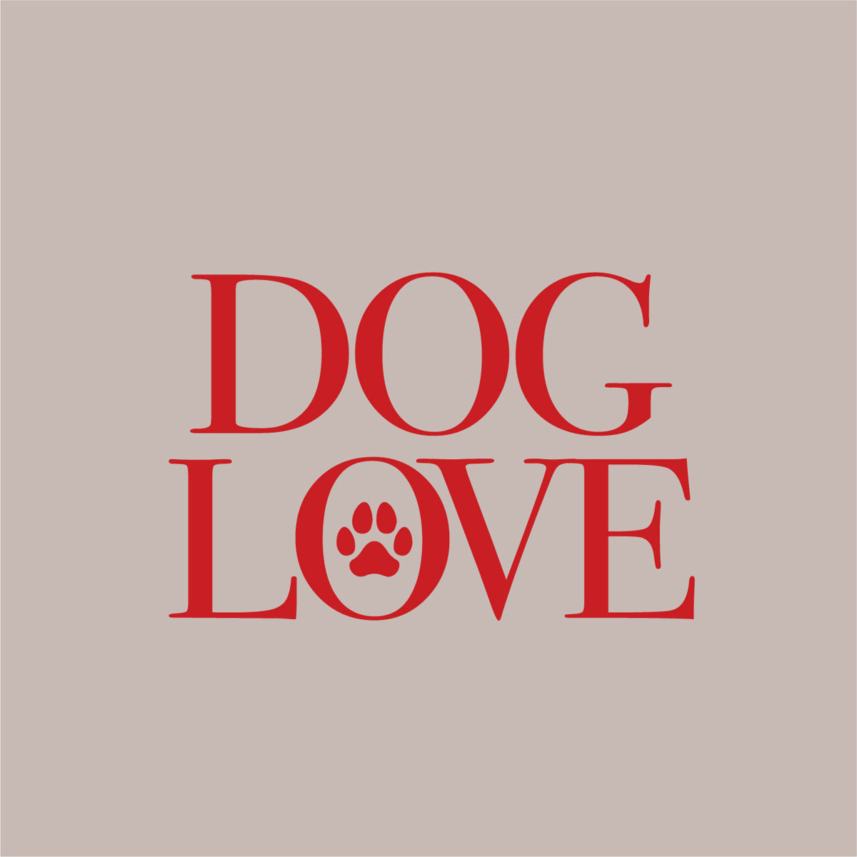 20 serviettes DogLove Grey 25 cm - PPD