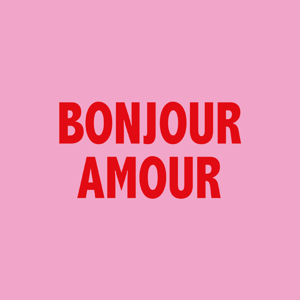 20 serviettes Bonjour Amour 25 cm - PPD