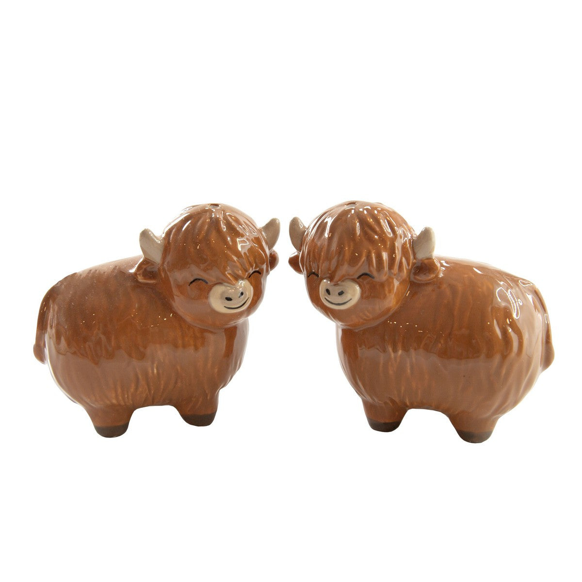 Salière et poivrière vaches Highland - Sass & Belle
