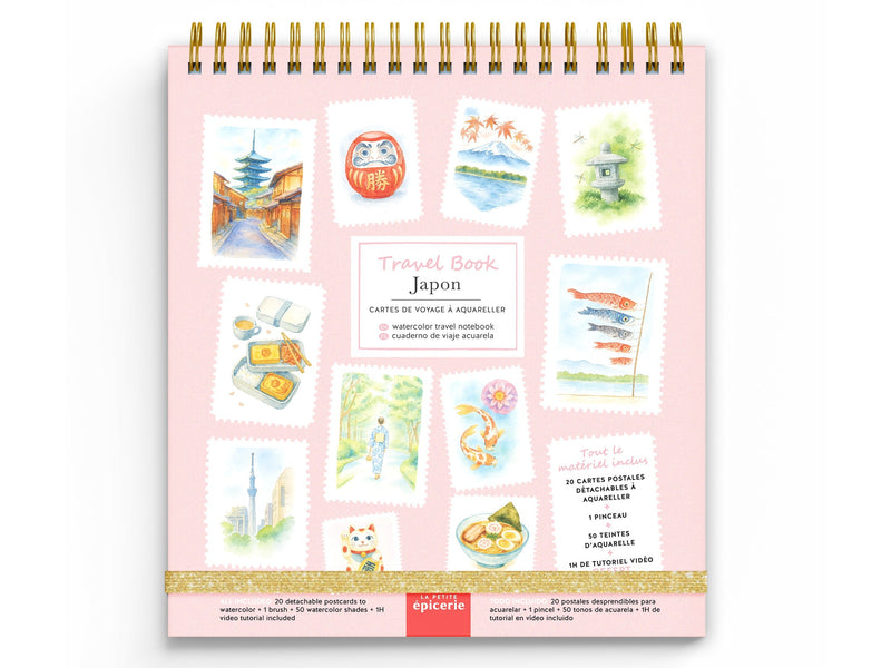 Travel Book Japon - carnet aquarelle