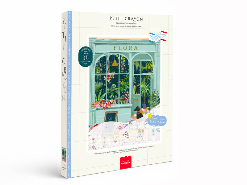 Petit Crayon Flora - coloriage au numéro