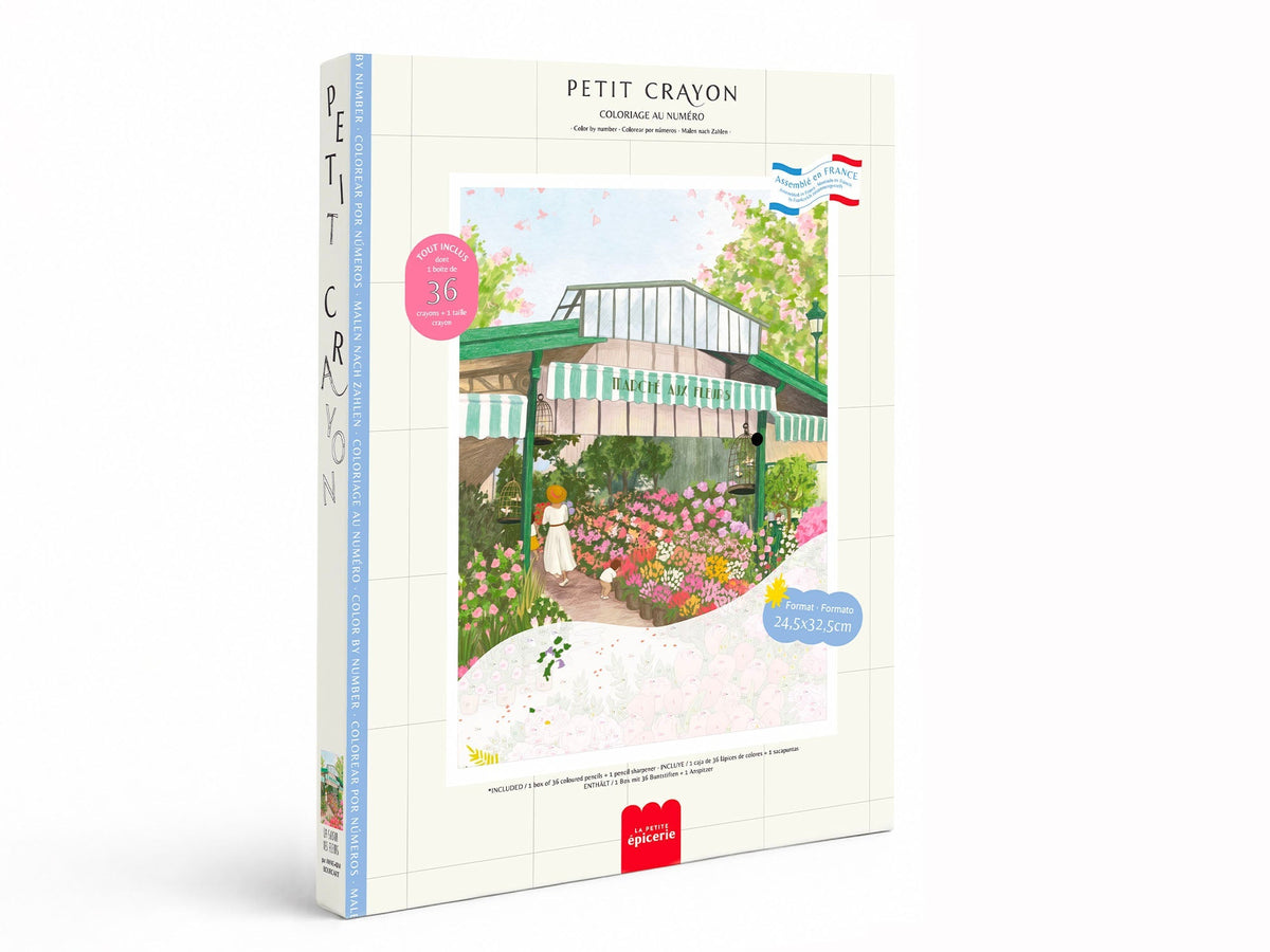 Petit Crayon La saison des fleurs - coloriage au numéro
