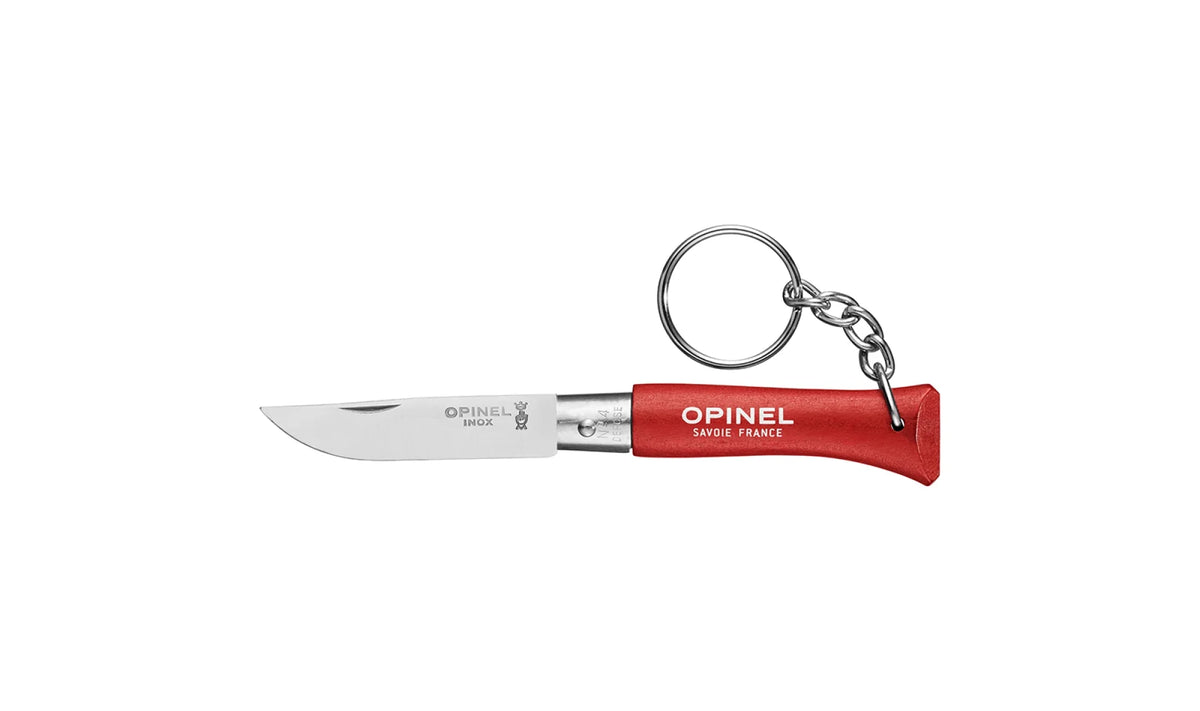 Couteau porte-clés Opinel N°04 rouge