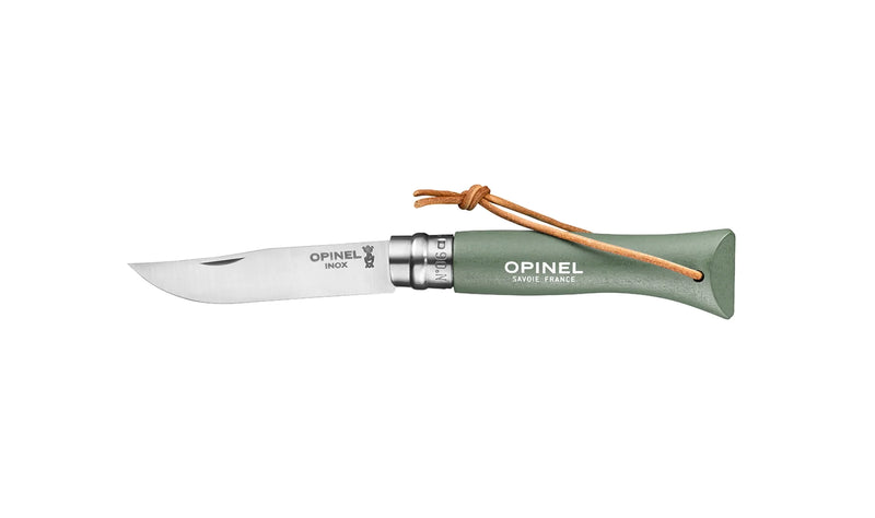 Opinel N°06 Baroudeur sauge, lame inox 7 cm