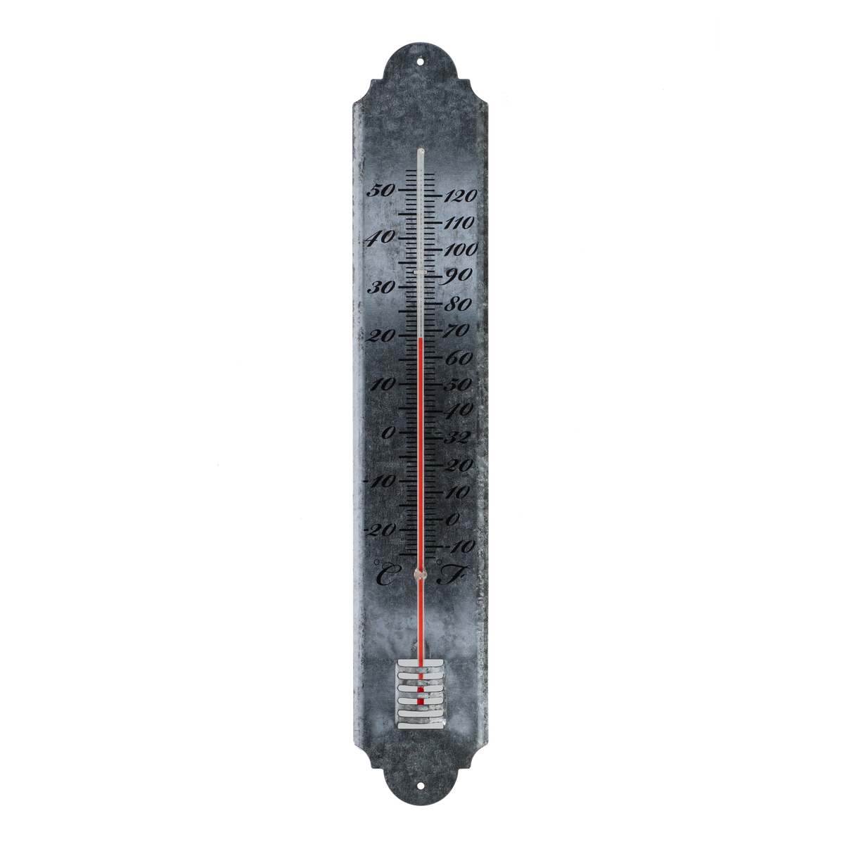 Thermomètre aspect zinc Esschert Design 49,7 cm