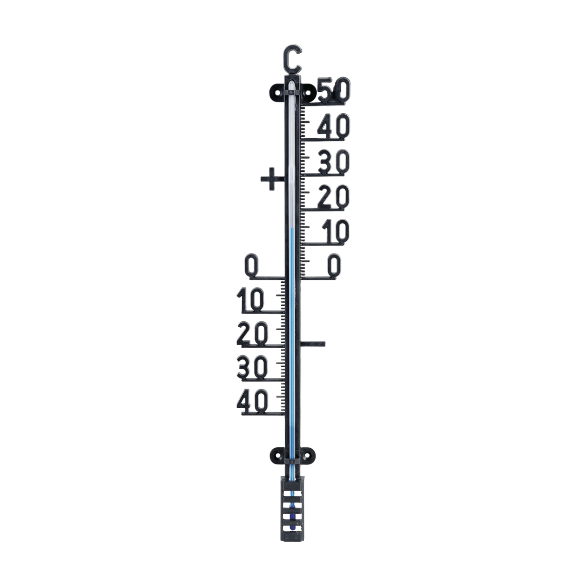 Thermomètre à chiffres noirs Esschert Design