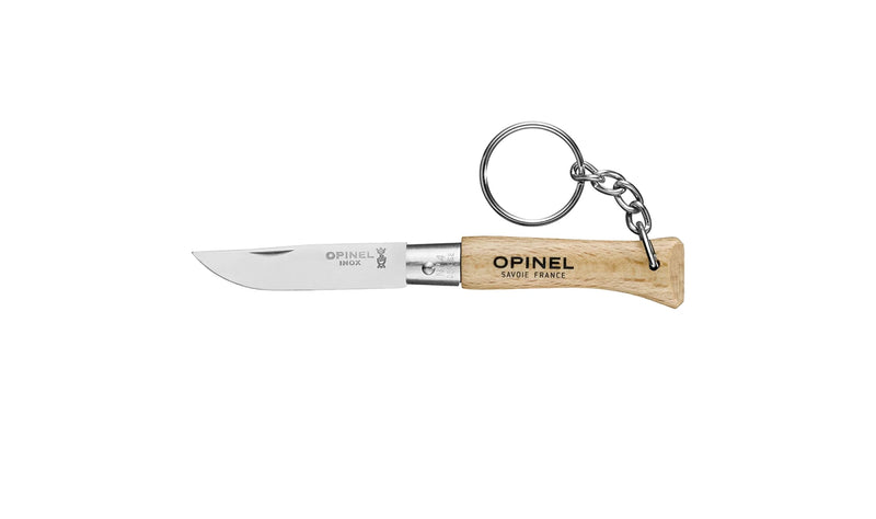 Couteau porte-clés N°04 hêtre inox - Opinel