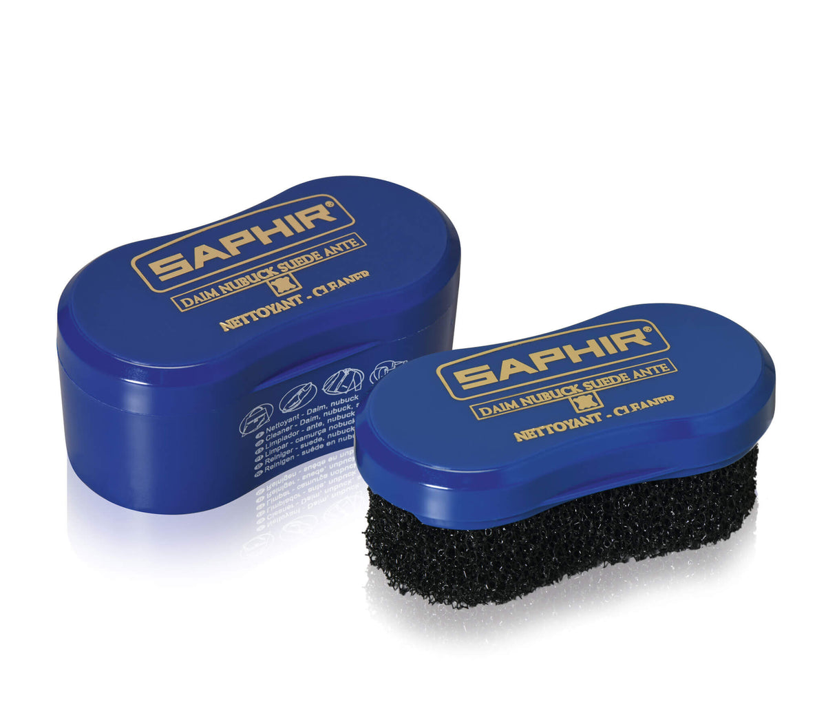 Brosse nettoyante daim et nubuck Saphir 11 cm