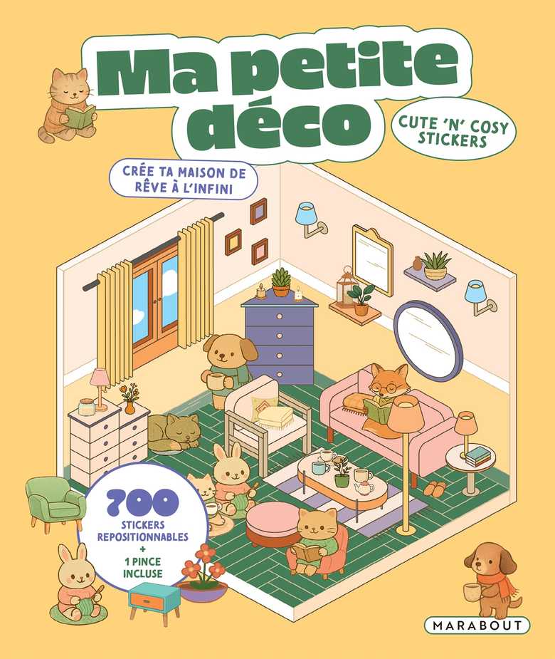 Ma petite déco, 700 stickers Cute ’n’ cosy