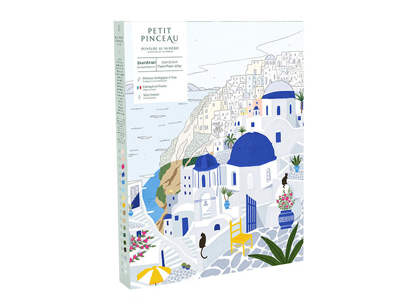 Peinture au numéro Santorini | La Petite Épicerie
