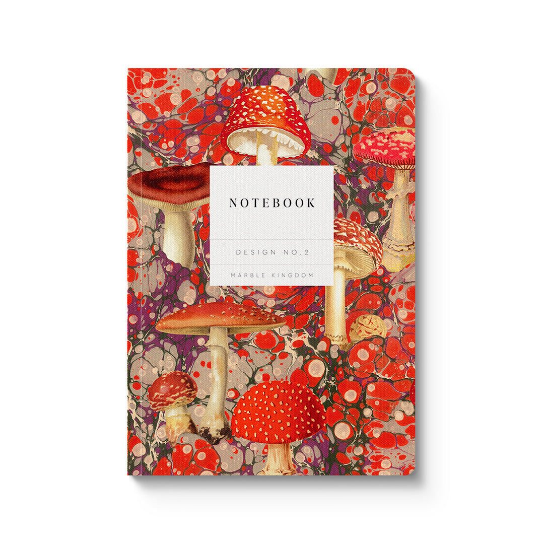 Carnet A5 souple Marble Fungi