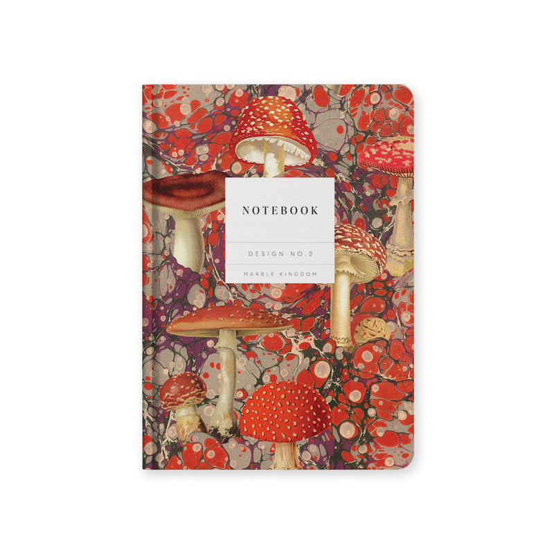 Carnet A5 rigide Marble Fungi