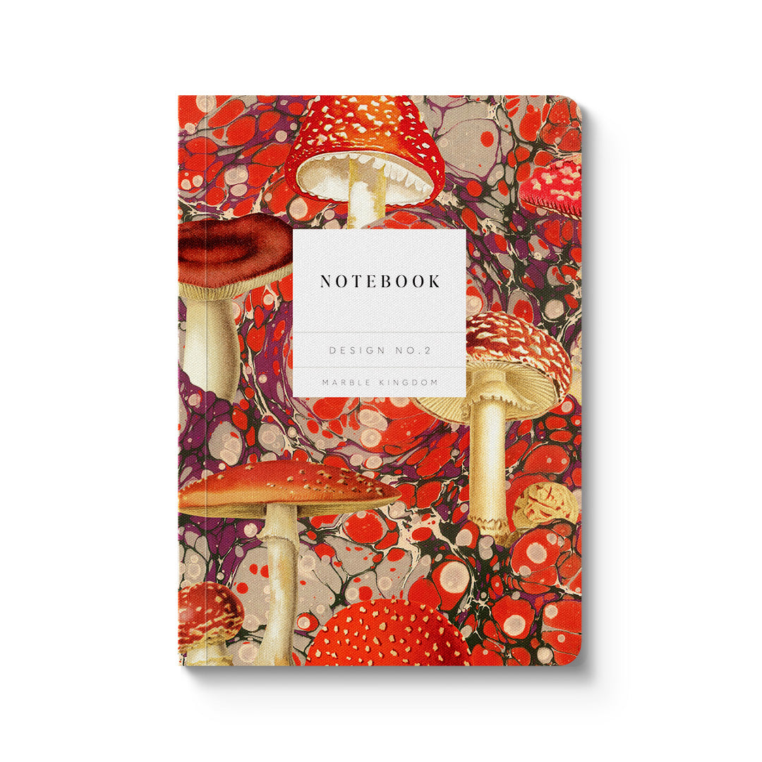 Carnet A6 souple Marble Fungi