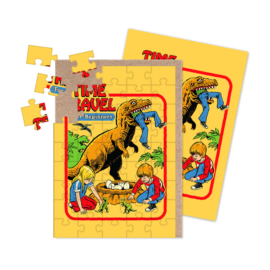 Carte puzzle A6 Voyage temporel – Time Travell