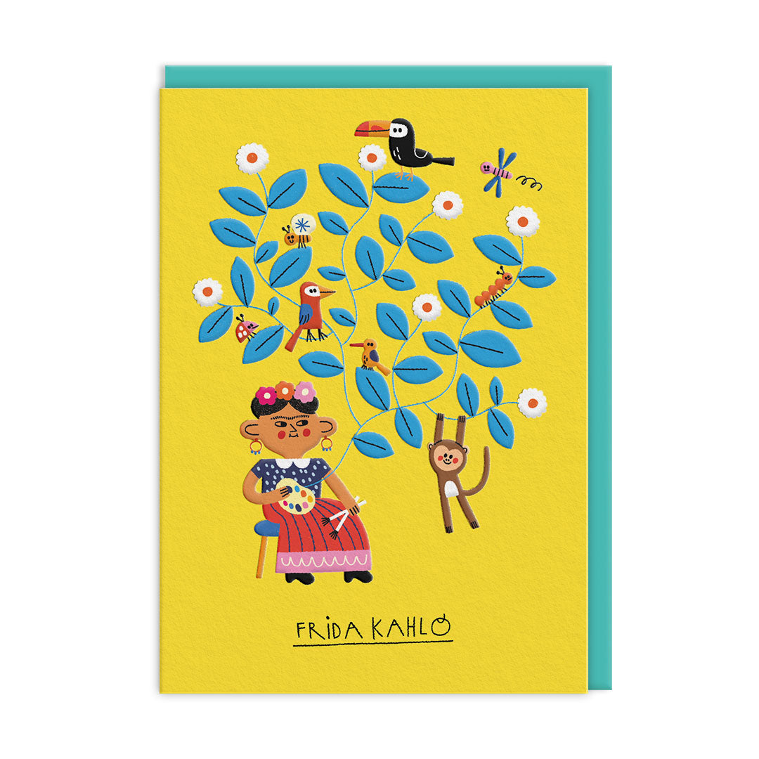 Carte illustrée A6 Frida Kahlo – Teresa Bellón