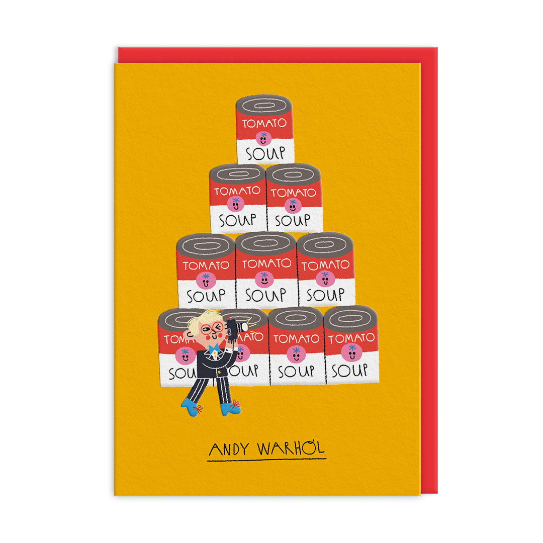 Carte illustrée A6 Andy Warhol – Teresa Bellón