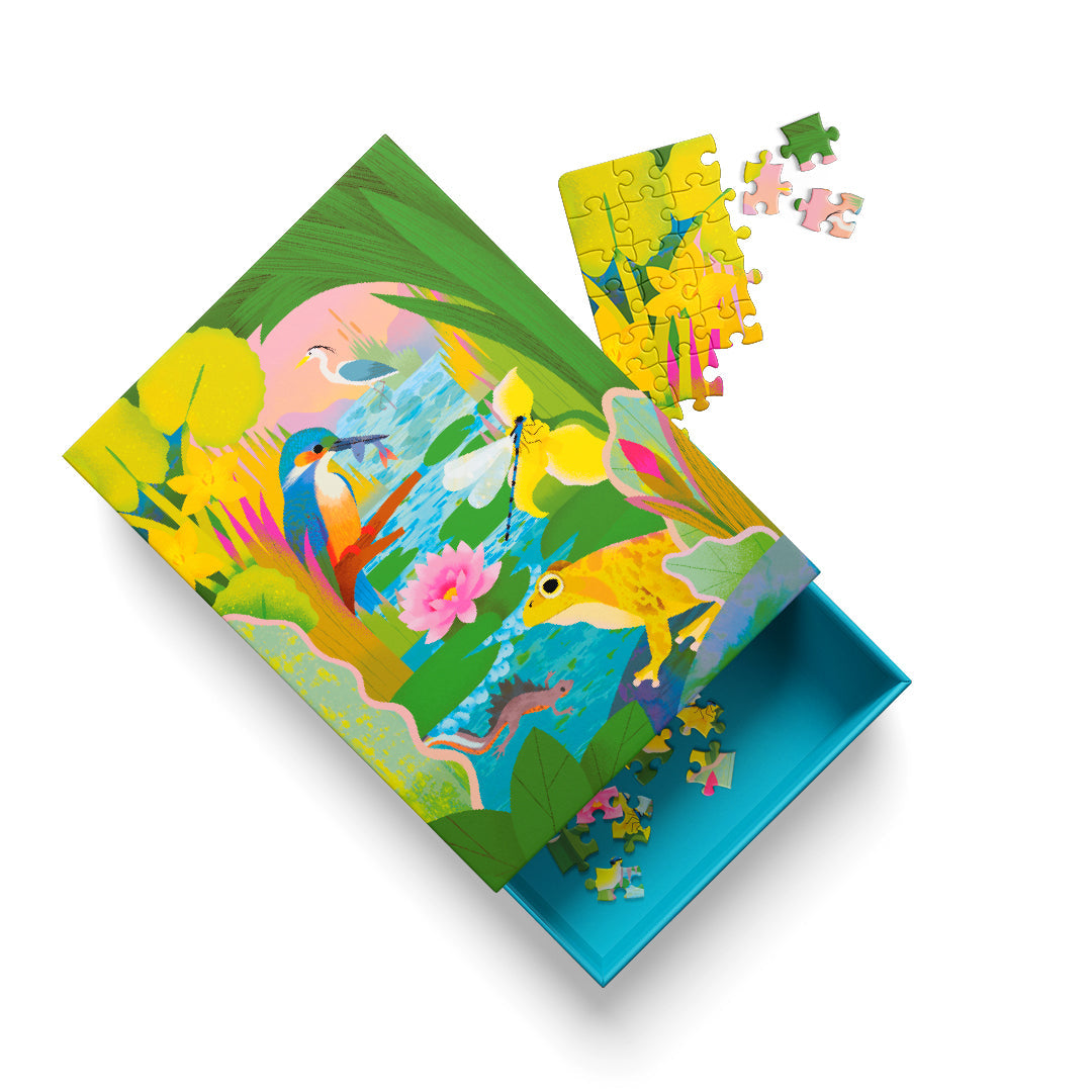 Mini-puzzle 99 pièces Vie de la mare – Pond life