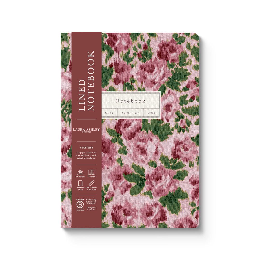Carnet A5 souple Roses | Laura Ashley x Ohh Deer