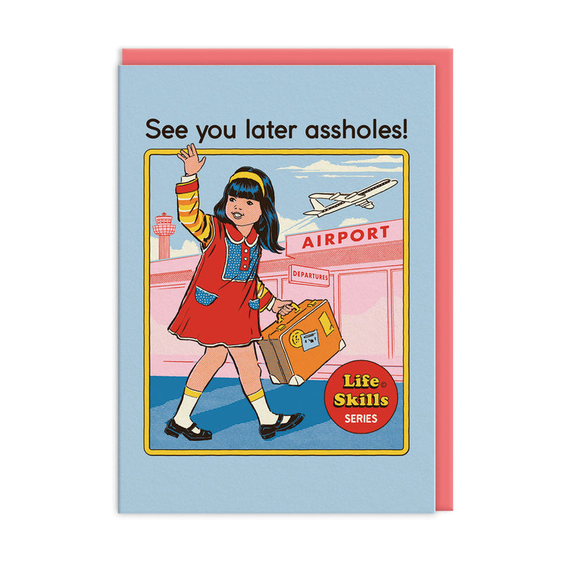 Carte illustrée A6 À bientôt – See You Later