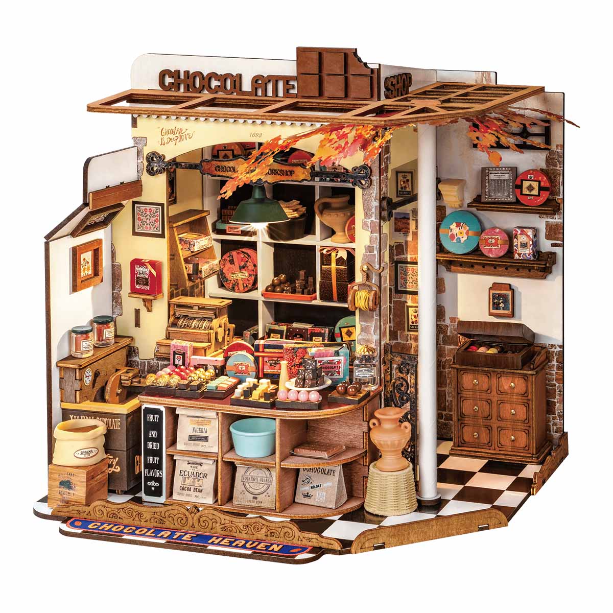 Maison miniature Rolife Henry's Chocolate DG174 assemblée