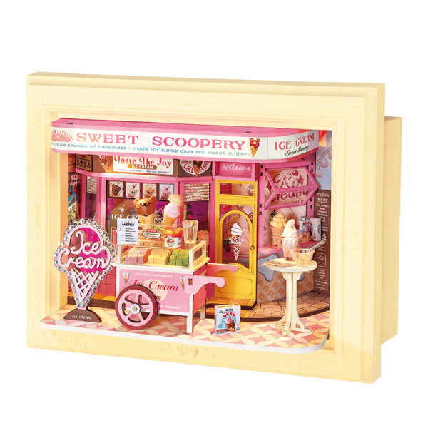 Puzzle 3D Rolife Sweet Scoopery Ice Cream DP002 assemblé