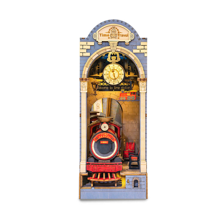 Book nook Rolife Time Travel TGB04 train rétro assemblé