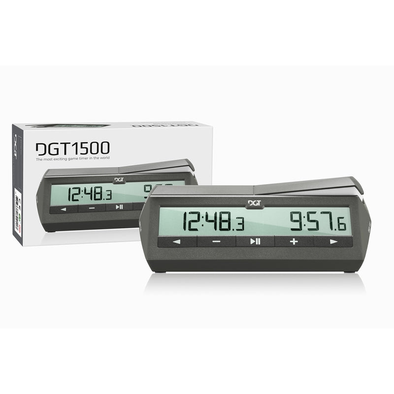 Pendule d'échecs DGT 1500 grise